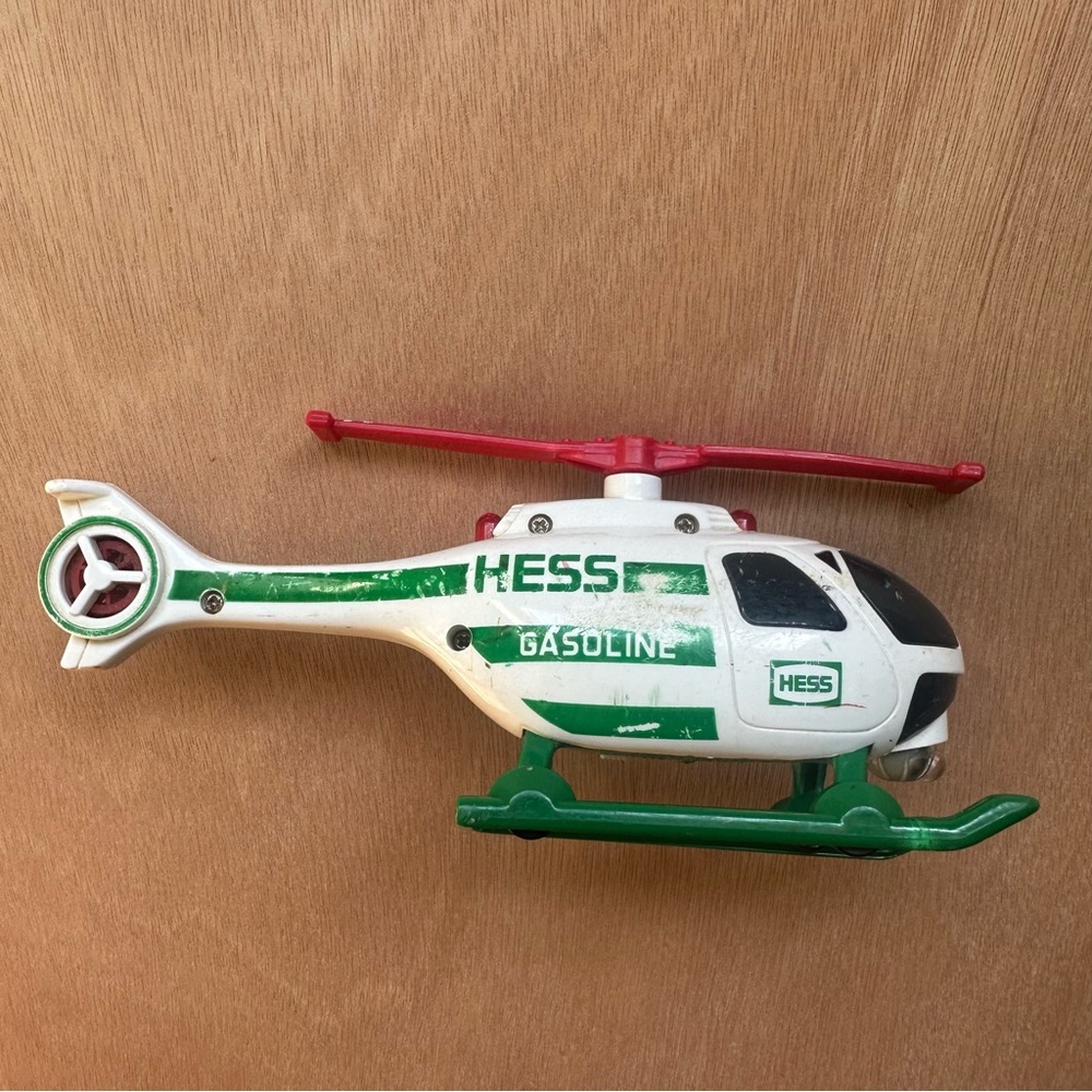 Vintage 1995 Hess Gasoline Helicoptor Toy Cars